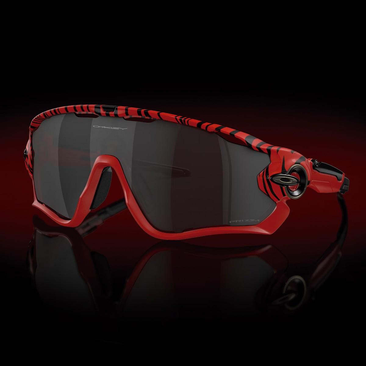 Óculos de Sol Oakley Jawbreaker Red Tiger Lente Prizm Black