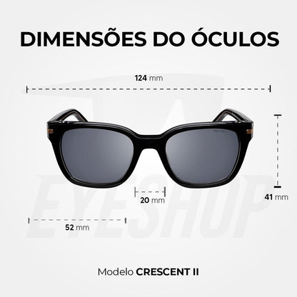 Óculos de Sol Nike Crescent II EV24018 Black Dark Grey