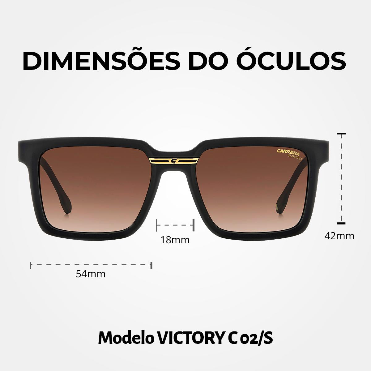 Óculos de Sol Carrera Victory C 02S Matte Black