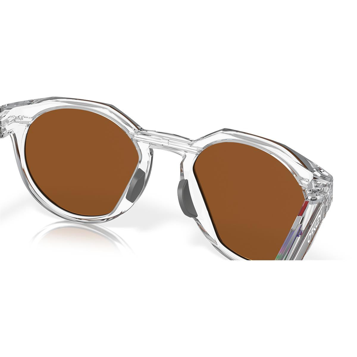 Óculos de Sol Oakley HSTN Metal Matte Clear Prizm Violet