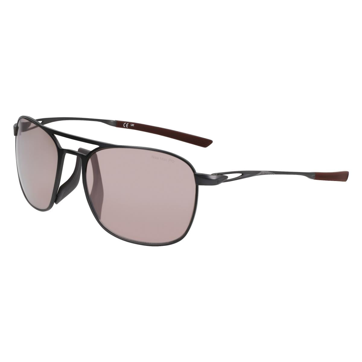 Óculos de Sol Nike Ace Driver EV24009 Satin Gunmetal Course Brown