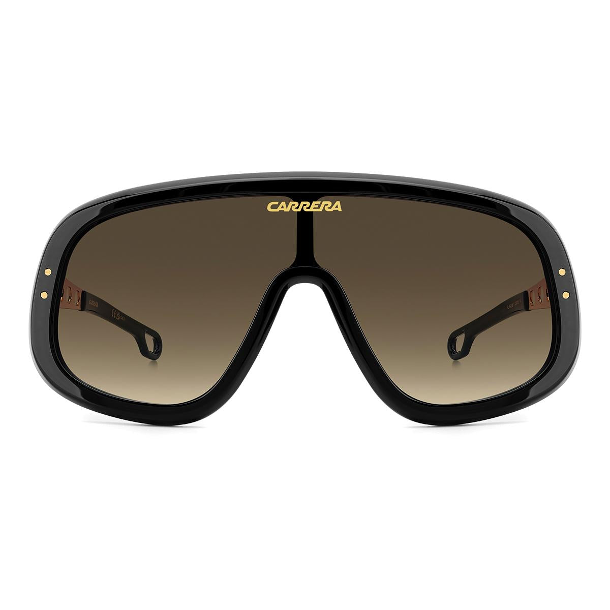 Óculos de Sol Carrera Flaglab 17 Black Gold Dark Brown Gradient