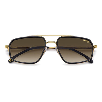 Óculos de Sol Carrera 338S Matte Black Gold Dark Brown Gradient