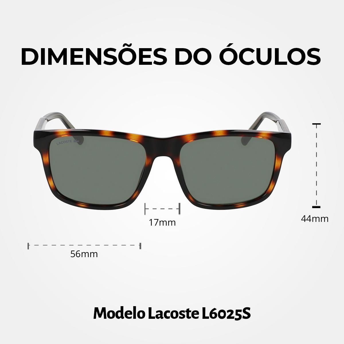 Óculos de Sol Lacoste 6025S Havana