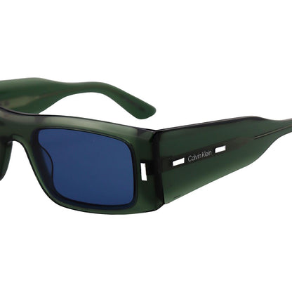 Óculos de Sol Calvin Klein 23537S Gray Green Plain blue