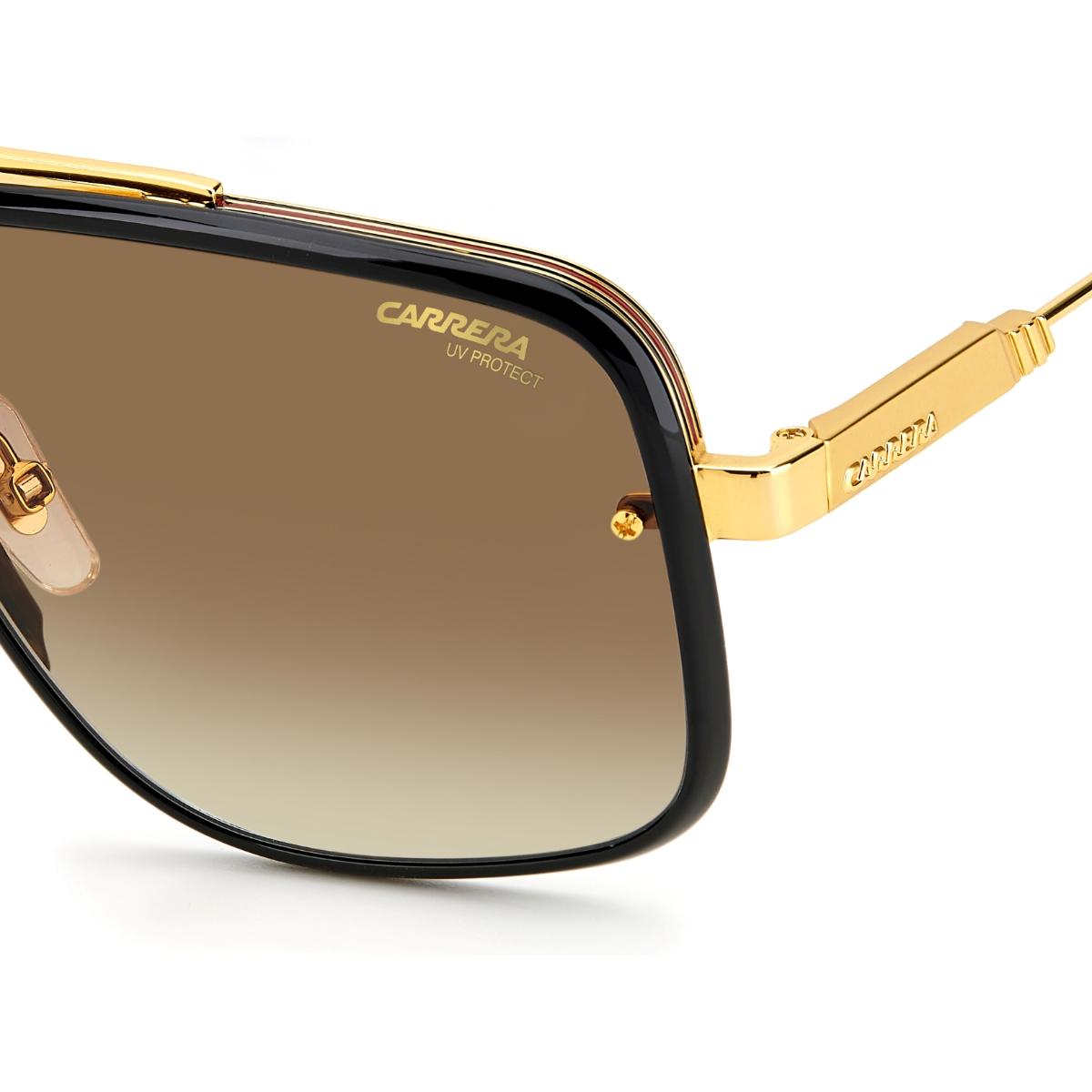 Óculos de Sol Carrera Glory II Black Gold Brown Gradient