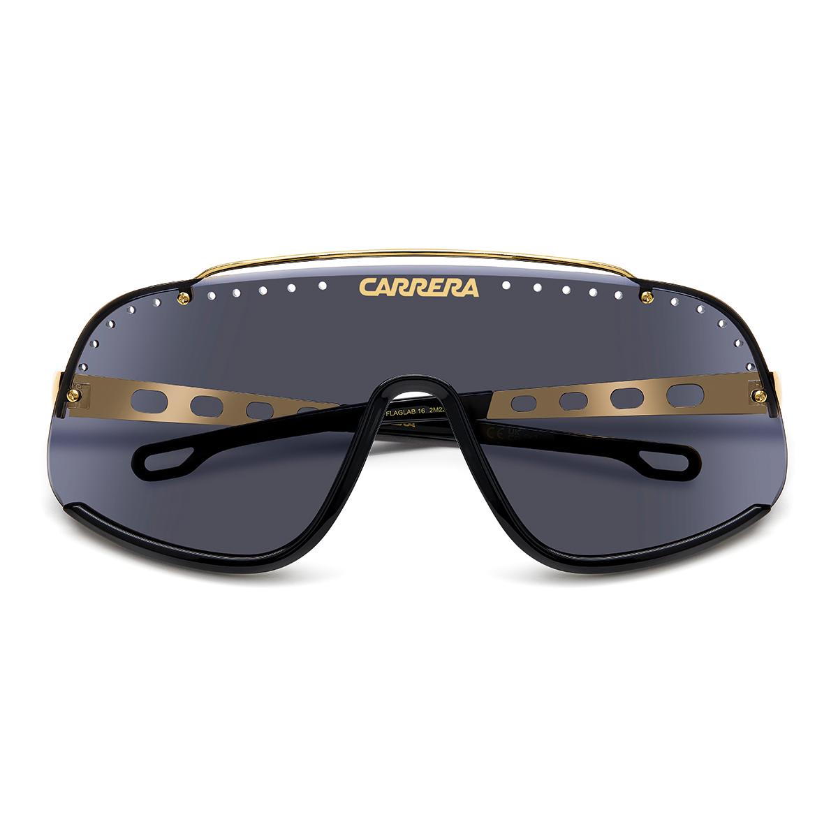 Óculos Mascara Carrera Flaglab 16 Black Gold