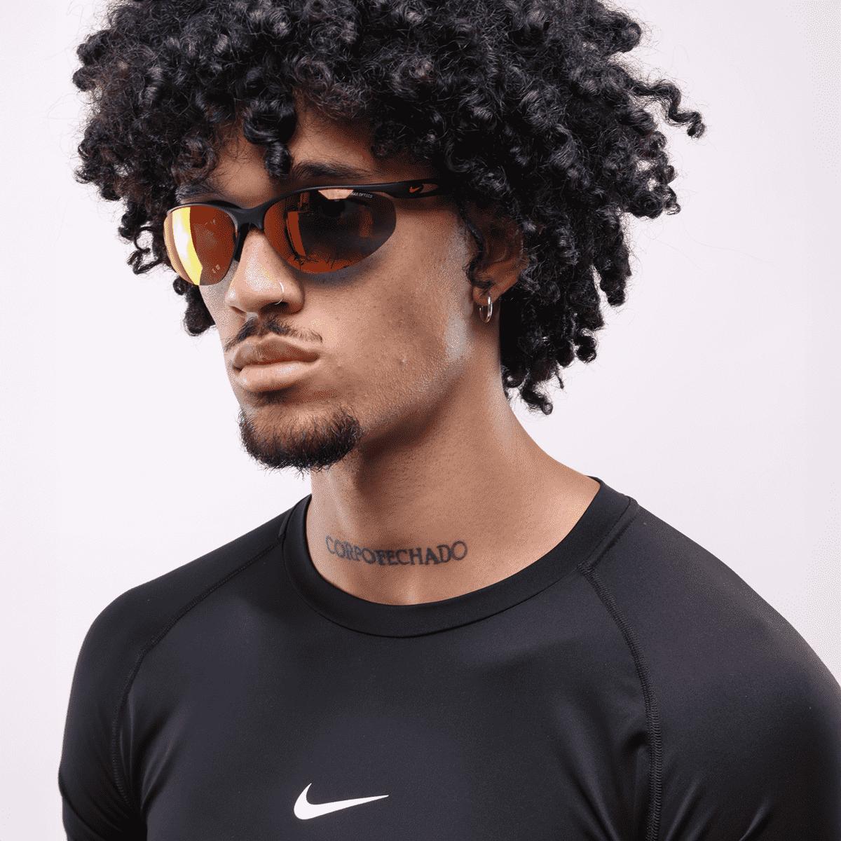 Óculos de Sol Nike Aerial M DZ7354 Black Red Mirror