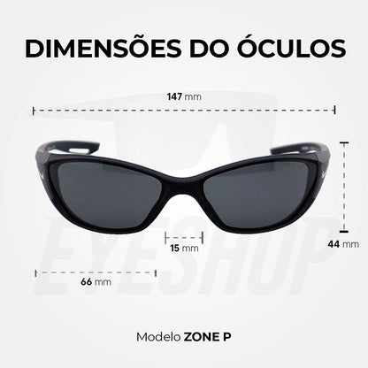 Óculos de Sol Nike Zone DZ7359 Matte Black Polarizado