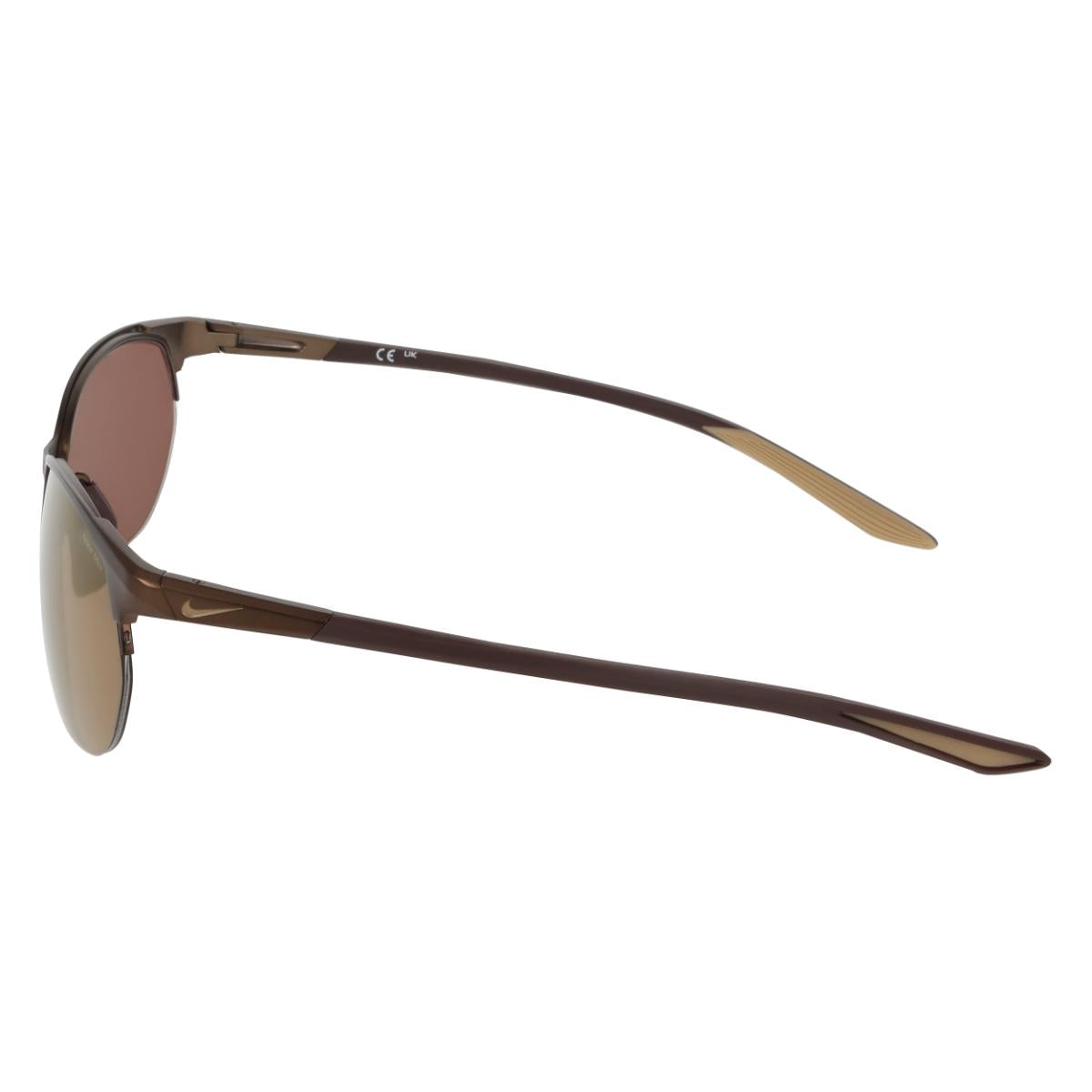 Óculos de Sol Nike Modern Metal Zone IH0911X Brushed Walnut / Amber Mirror
