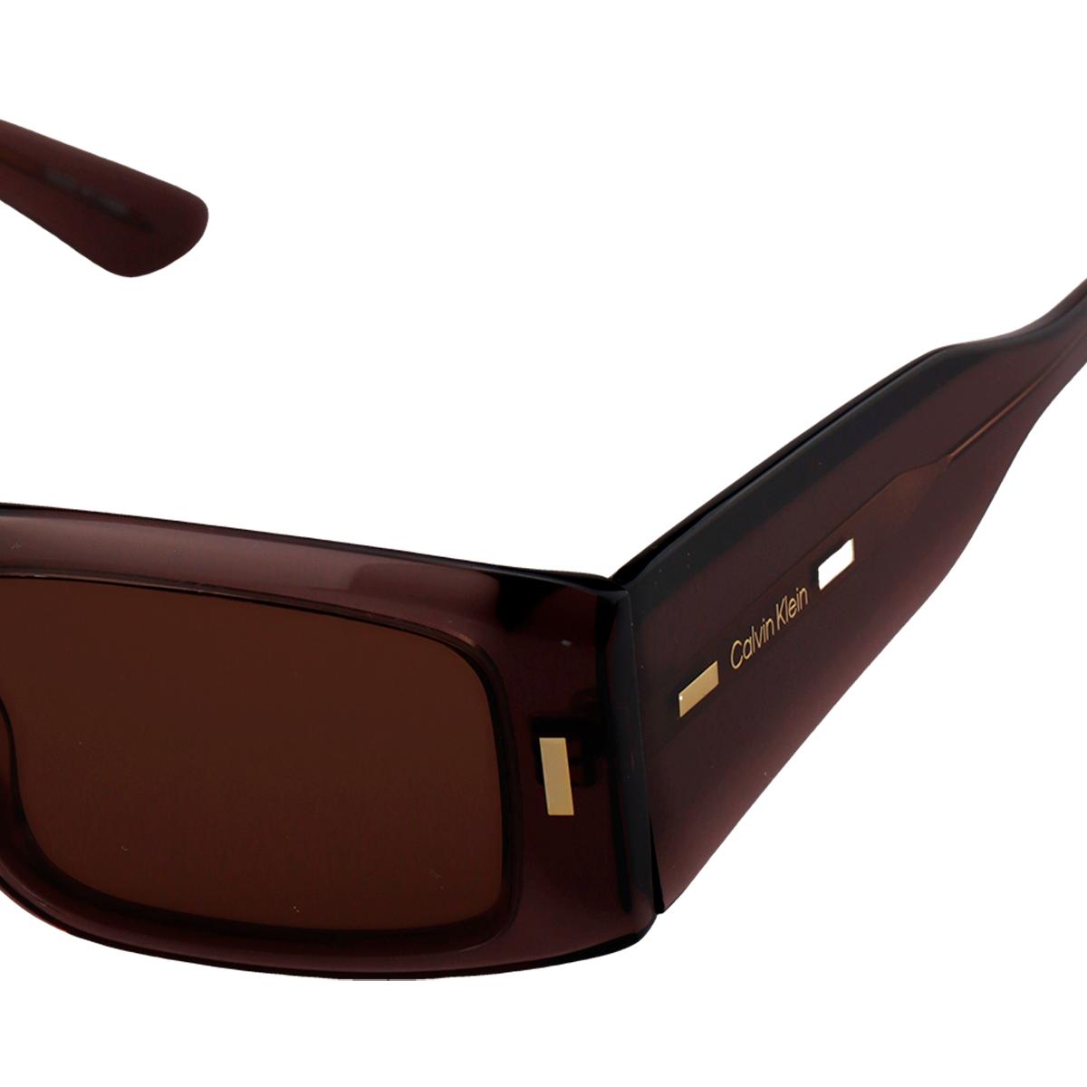 Óculos de Sol Calvin Klein 23537S Brown Solid Brown