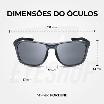 Óculos de Sol Nike Fortune FD1692 Dark Grey Silver Flash
