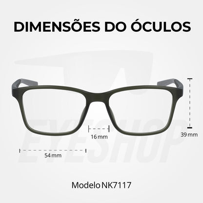 Óculos de Grau Nike 7117 Matte Sequoia
