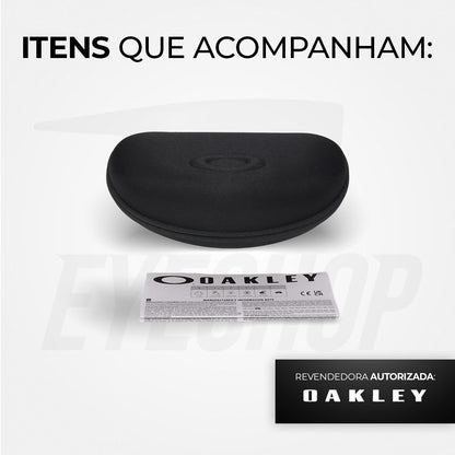 Óculos de Sol Oakley Rslv  Matte White Prizm 24K