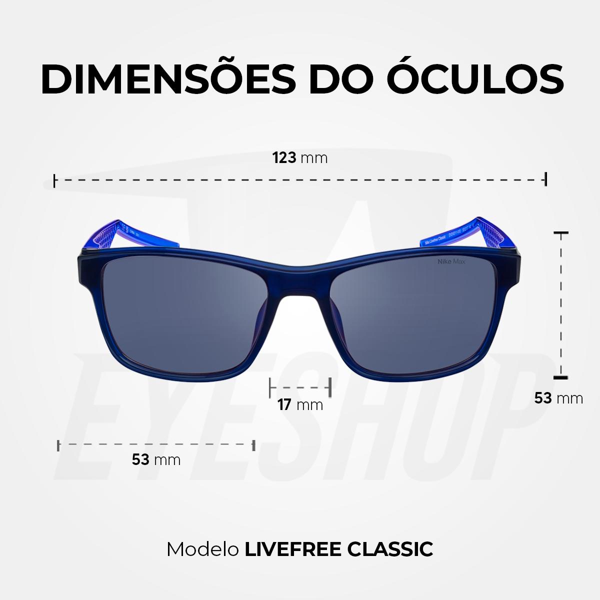 Óculos de Sol Nike Livefree Classic EV24011 Midnight Navy