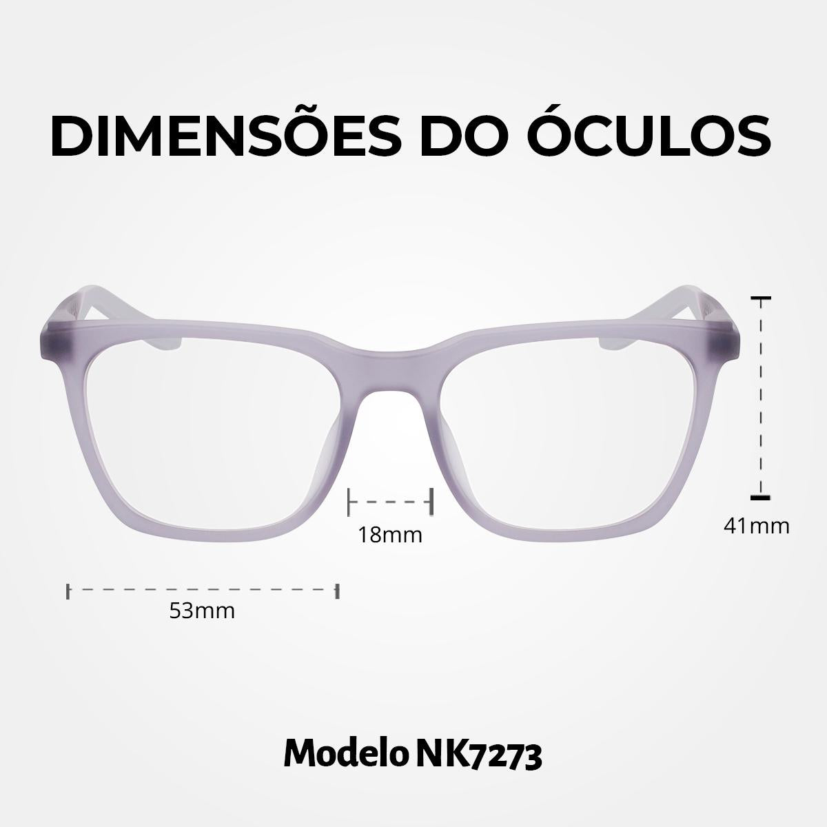 Óculos de Grau Nike 7273 Gray