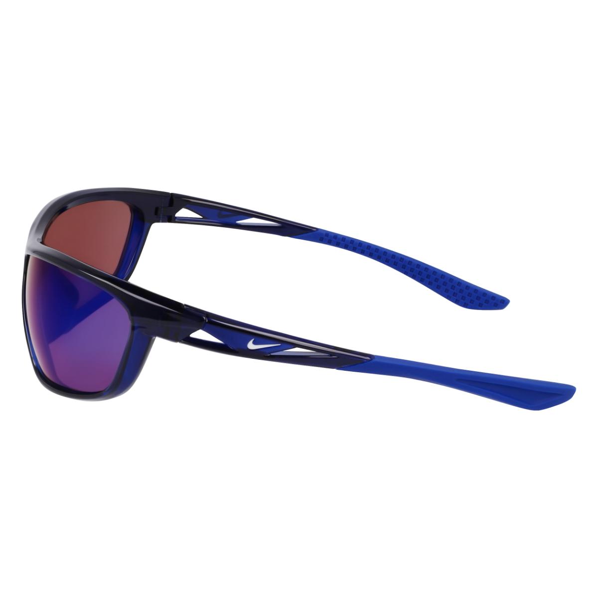Óculos de Sol Nike Windtrack Run EV24004 Midnight Navy Blue Mirror