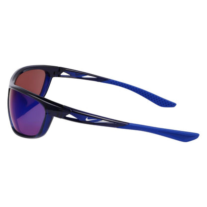 Óculos de Sol Nike Windtrack Run EV24004 Midnight Navy Blue Mirror