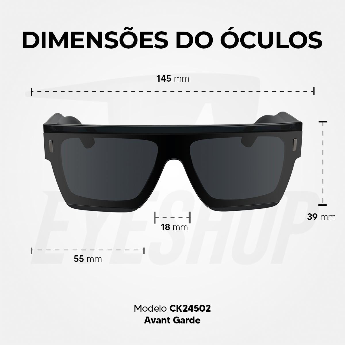 Óculos de Sol Calvin Klein 24502S Brown Mud Green