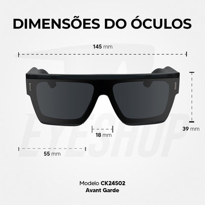 Óculos de Sol Calvin Klein 24502S Brown Mud Green