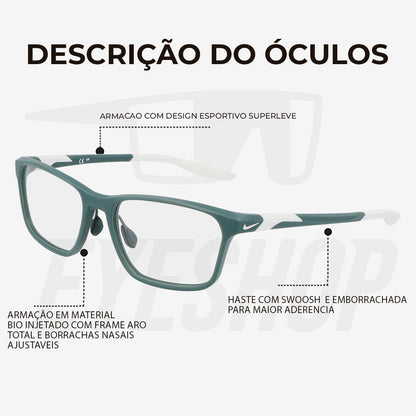 Óculos de Grau Nike 7405 Matte Vintage Green