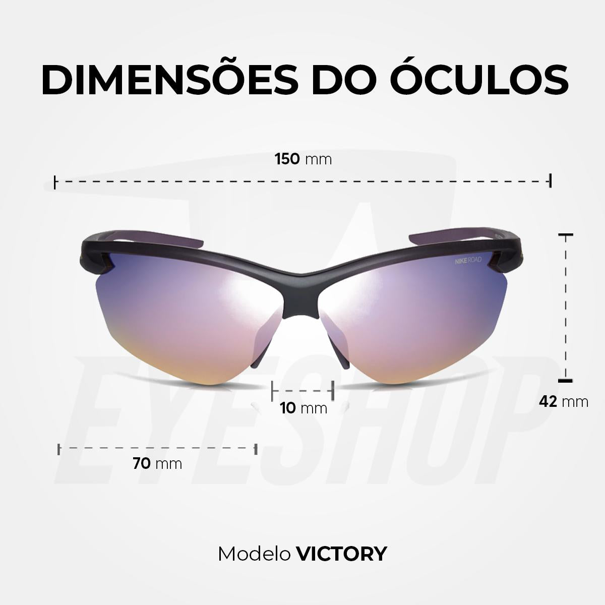 Óculos de Sol Nike Victory DV2144 Matte Cave Purple Violet
