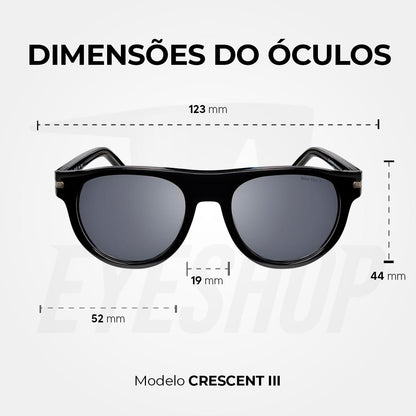 Óculos de Sol Nike Crescent III EV24019 Black Dark Gray