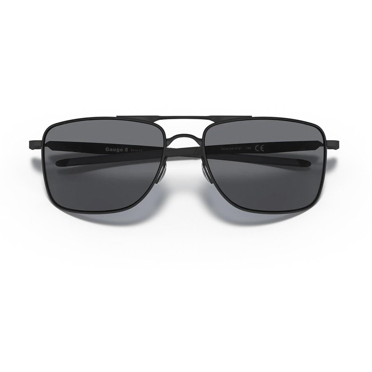 Óculos De Sol Oakley Gauge 8 Preto Lente Grey