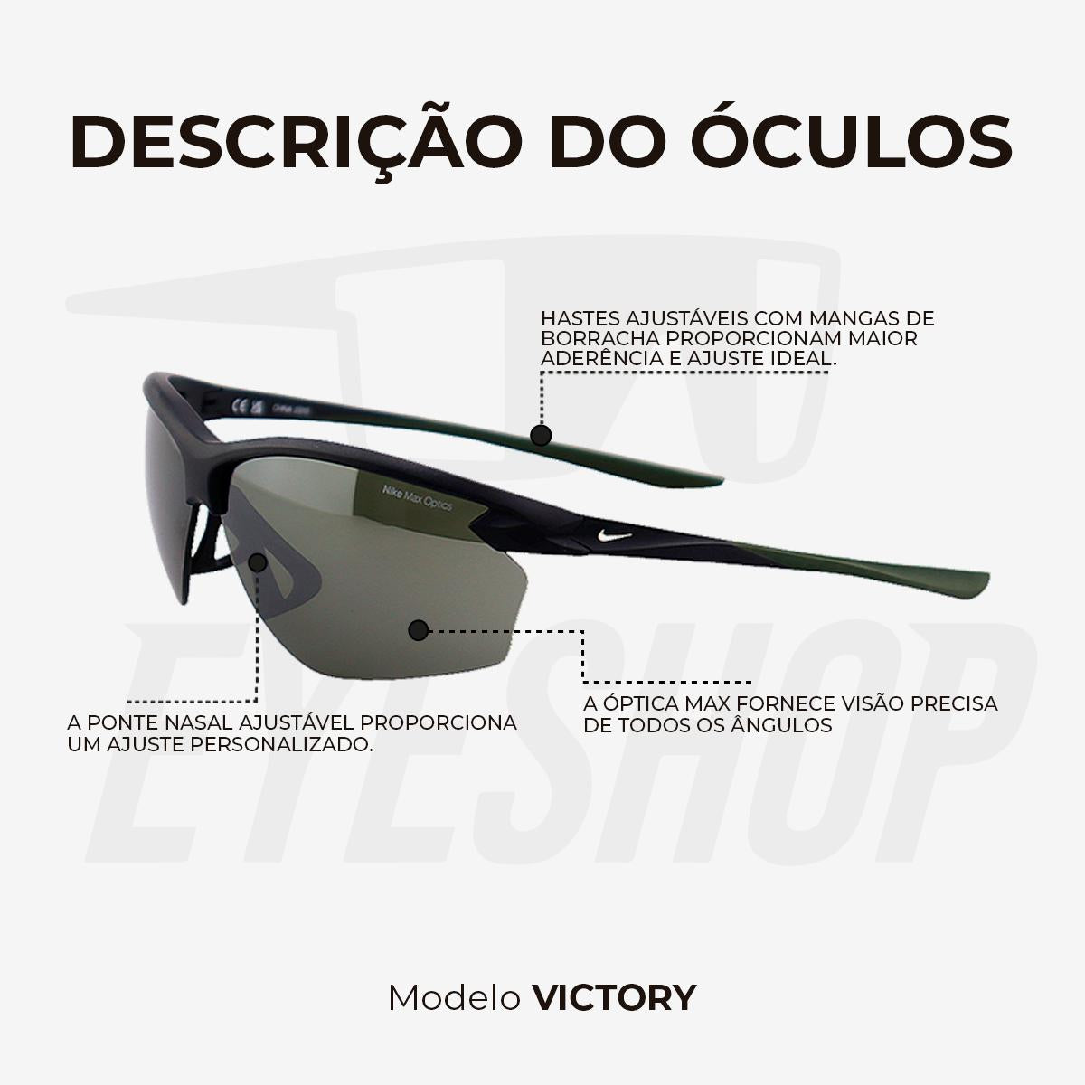 Óculos de Sol Nike Victory DV2138 Black