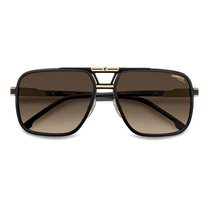 Óculos de Sol Carrera 1071S Matte Black Gold Dark Brown Gradient