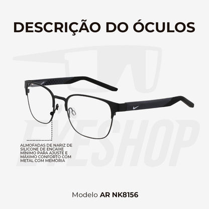 Óculos de Grau Nike 8156 Black