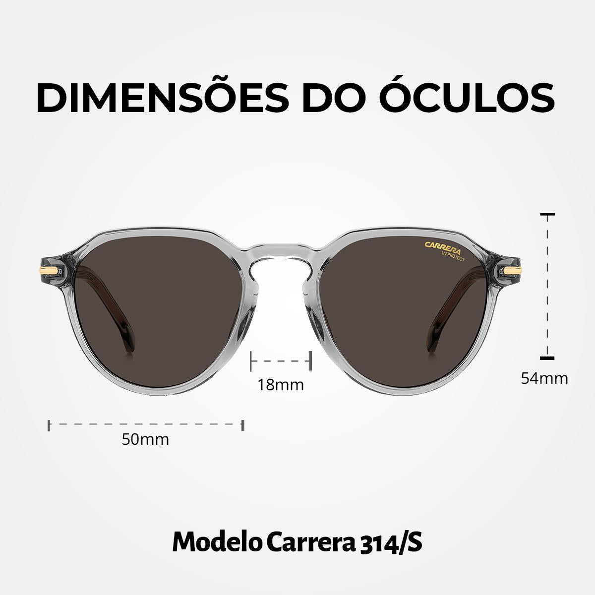 Óculos de Sol Carrera 314S Grey