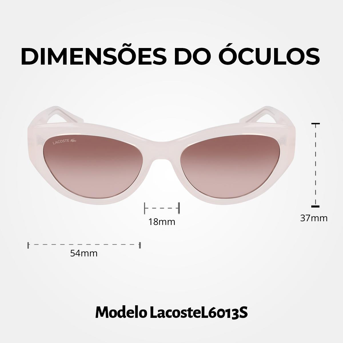Óculos de Sol Lacoste 6013S White