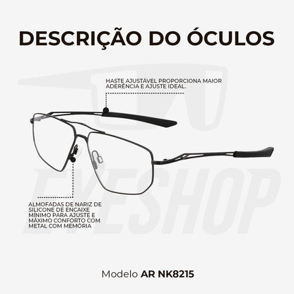 Óculos de Grau Nike 8215 Black
