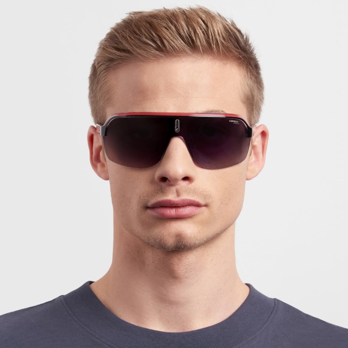 Óculos de Sol Carrera Topcar 1 Black Dark Grey Gradient