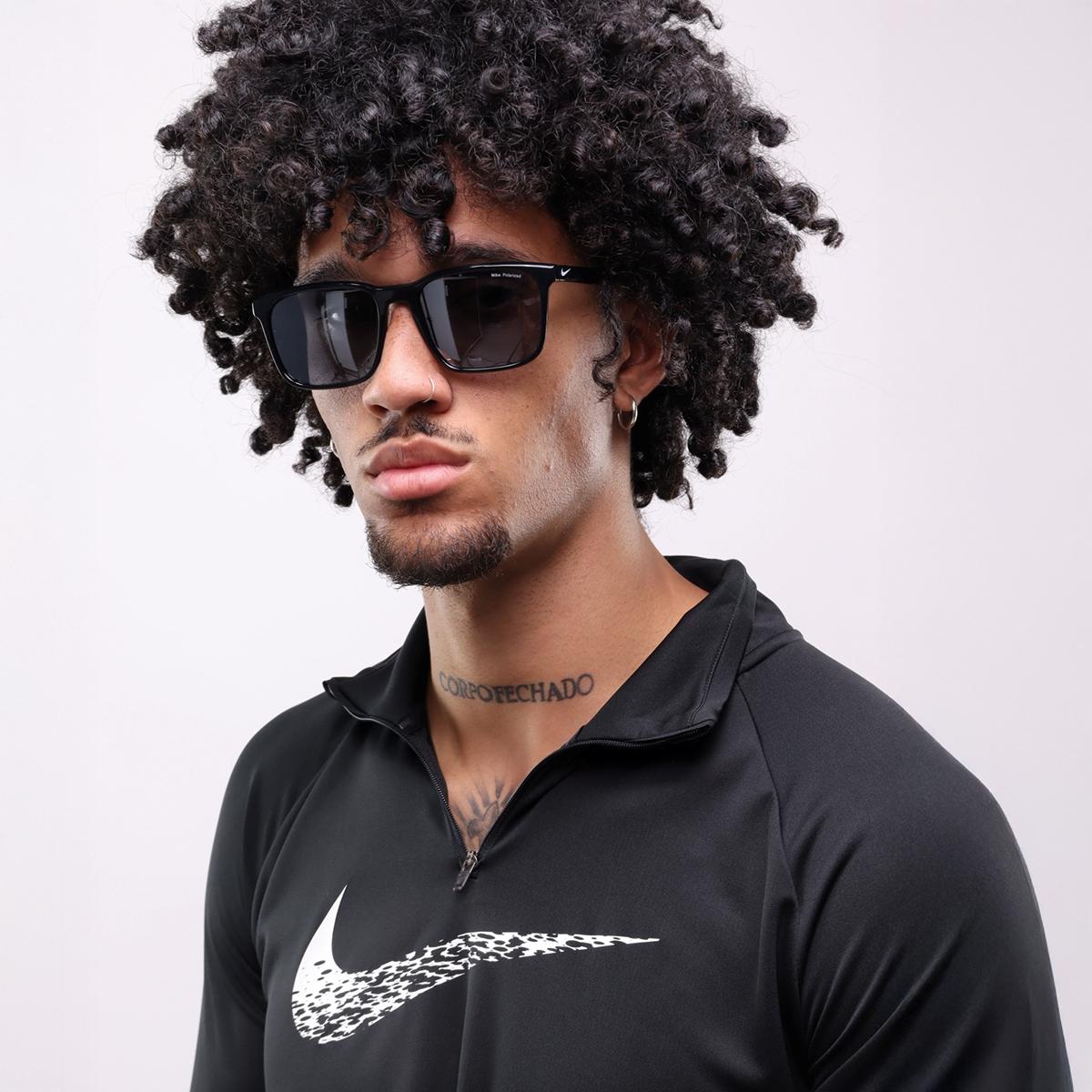 Óculos de Sol Nike Rave FD 1849 Black Polar Silver Polarized
