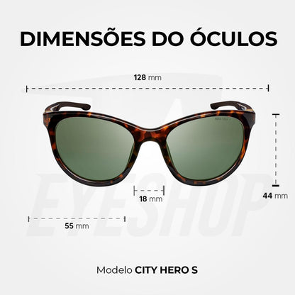 Óculos de Sol Nike City Hero EV24007 Tortoise Green