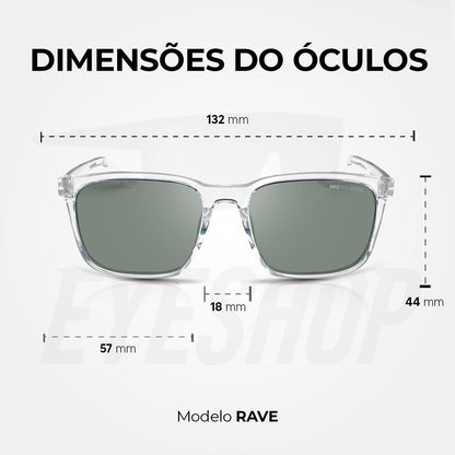 Óculos de Sol Nike Rave FD 1849 Clear Green Polarizado