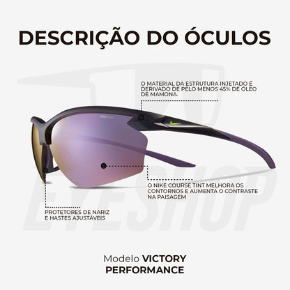 Óculos de Sol Nike Victory DV2144 Matte Cave Purple Violet
