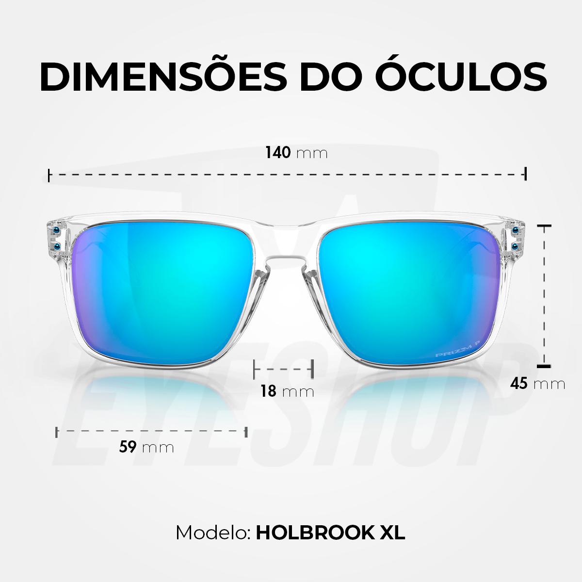 Óculos de Sol Oakley Holbrook XL Clear Sapphire Polarized