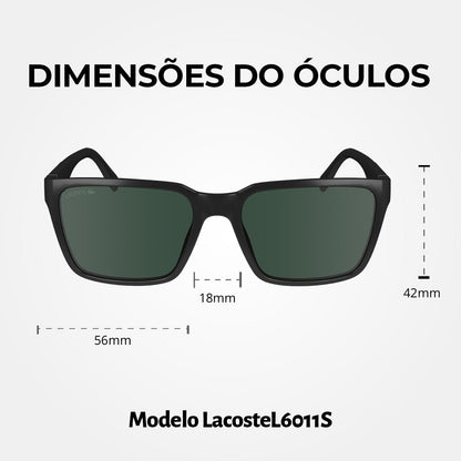 Óculos de Sol Lacoste 6011S Black