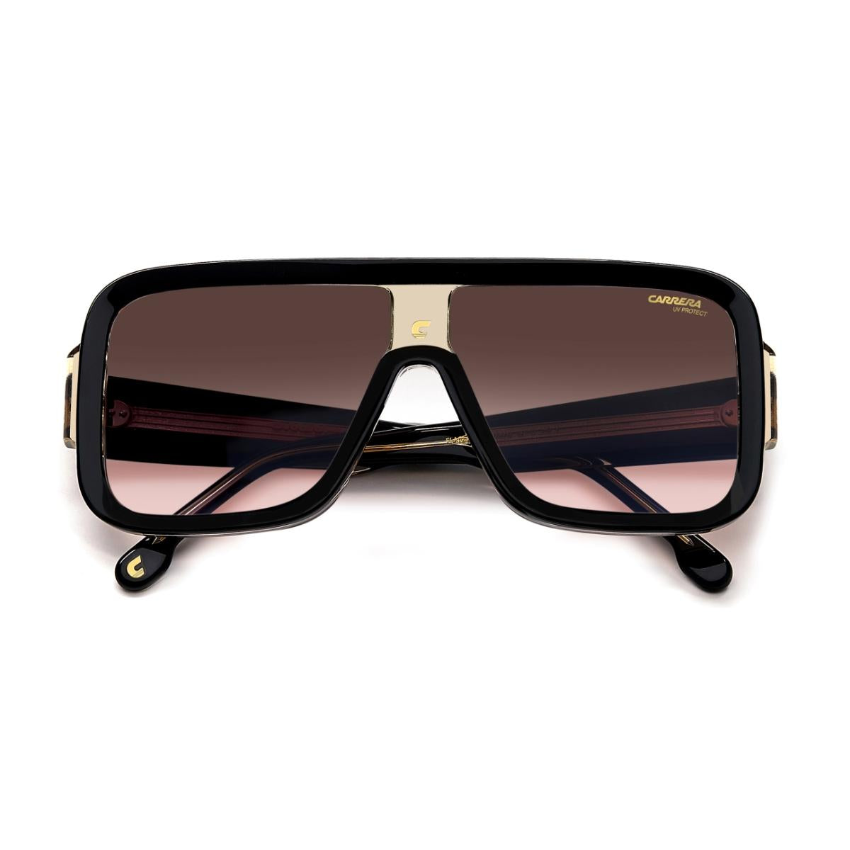 Óculos de Sol Carrera Flaglab 14 Black Brown Gradient Purple Mirror