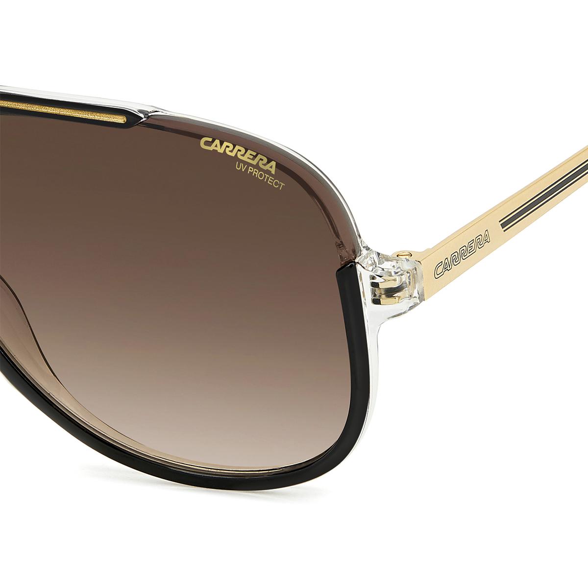 Óculos de Sol Carrera 1059S Black Gold Brown Shaded Gradient