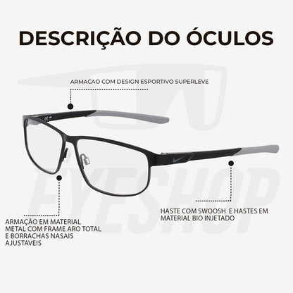 Óculos de Grau Nike 8157 Matte Navy