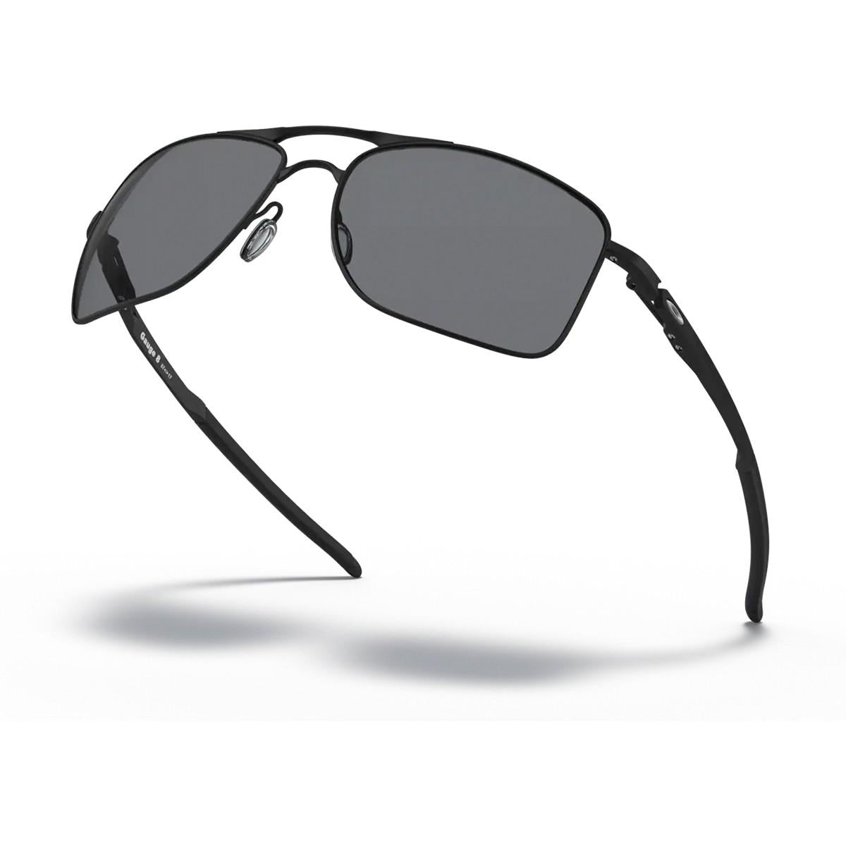 Óculos De Sol Oakley Gauge 8 Preto Lente Grey