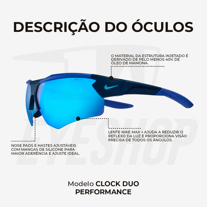 Óculos de Sol Nike Cloak DUO EV24036 Matte Obsidian Blue