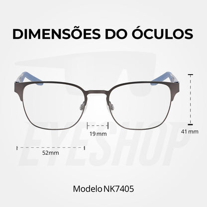 Óculos de Grau Nike 8156 Gray