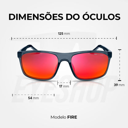 Óculos de Sol Nike Fire FD1818 Dark Grey Polarizado