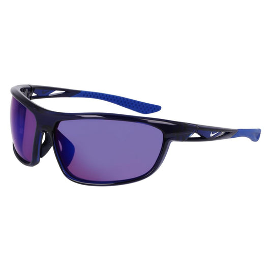 Óculos de Sol Nike Windtrack Run EV24004 Midnight Navy Blue Mirror