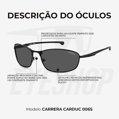 Óculos de Sol Carrera Ducati 006S Black Grey